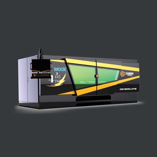 木工车床 - WOOX  - Oemak Machine - CNC数控 / 卧式 / 4轴