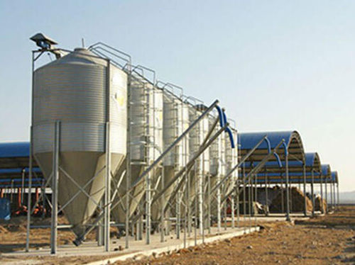液体存储罐 - Henan SRON SILO ENGINEERING Co., Ltd - 送料 / 镀锌 / 镀锌钢板