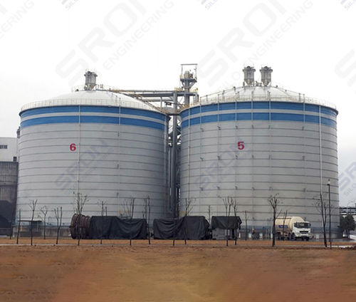 谷物筒仓 - Henan SRON SILO ENGINEERING Co., Ltd - 用于散料 / 粉煤灰 / 水泥