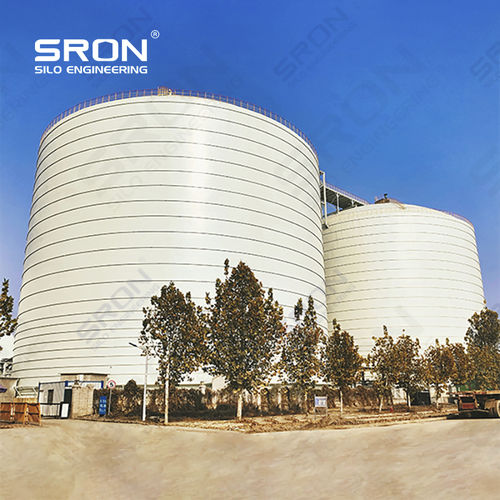 焊接式筒仓 - Henan SRON SILO ENGINEERING Co., Ltd - 平底 / 卧式 / 水泥