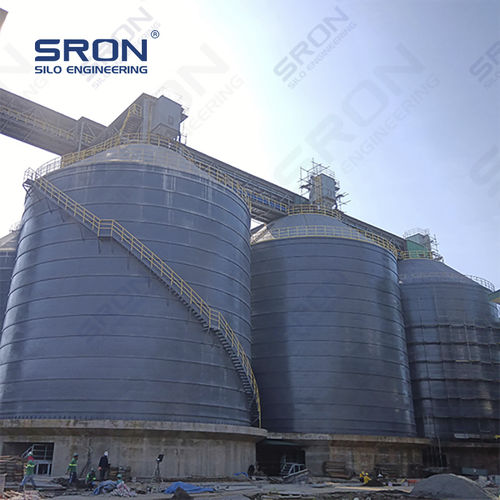 焊接式筒仓 - Henan SRON SILO ENGINEERING Co., Ltd - 水泥 / 用于散料 / 粉煤灰