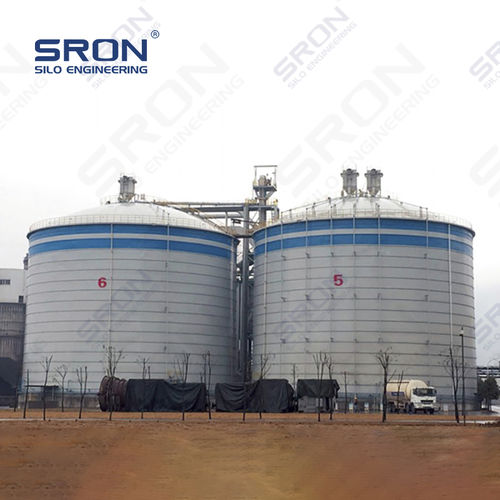 螺栓形筒仓 - Henan SRON SILO ENGINEERING Co., Ltd - 焊接式 / 平底 / 水泥