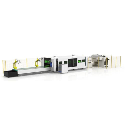 光纤激光切割机 - Jinan hongniu mechanical equipment Co., Ltd - 用于不锈钢 / 用于碳化钢 / 金属薄板