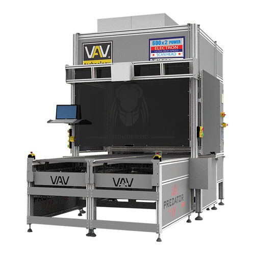 激光打标机 - PREDATOR 600×2 FX 4x Series - Vav Technology - 牛仔裤 / 落地式 / 用于纺织品