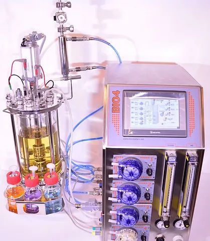 工艺流程生物反应器 - EDF-5.4 series - Biotehniskais centrs - 实验室 / 玻璃 / 加压加热