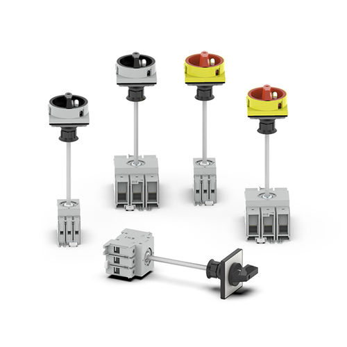 旋转隔离开关 - JHAS80-DC  - Aswich Electrical Co., Ltd - 4极 / DIN导轨 / 工业