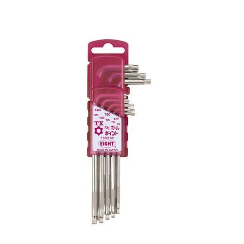 套装Torx扳手 - TXBH-S8 - Eight Tool - 钢 / L形