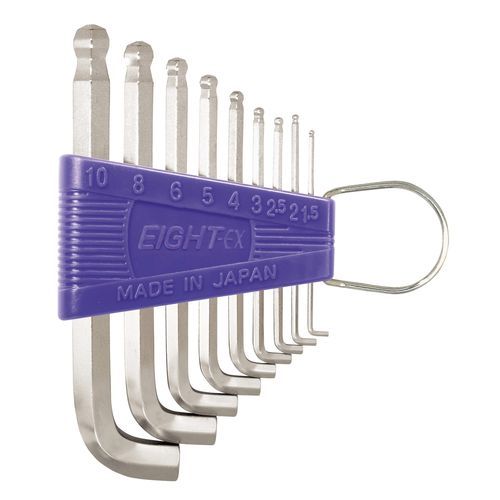 L形内六角扳手 - TTR-S9 - Eight Tool - 六角头 / 套装 / 锥形头