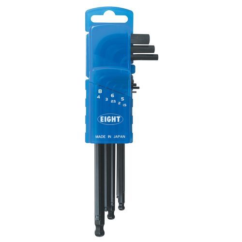 L形内六角扳手 - 016-158D - Eight Tool - 套装 / 球头