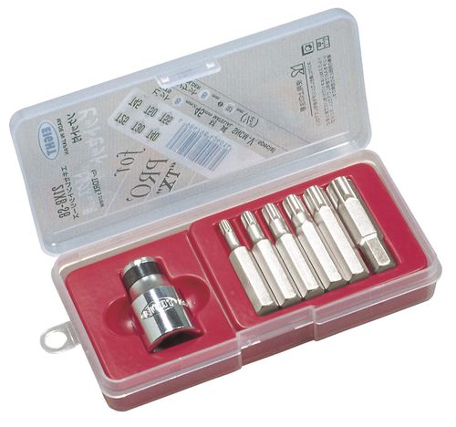 内梅花头螺丝批头 - 21XB-S6 - Eight Tool - 金属 / 带钻头架