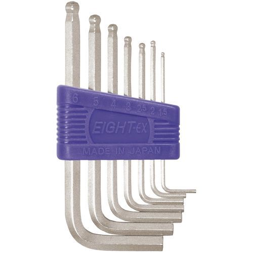 套装内六角扳手 - TS-7S - Eight Tool - L形 / 锥形头