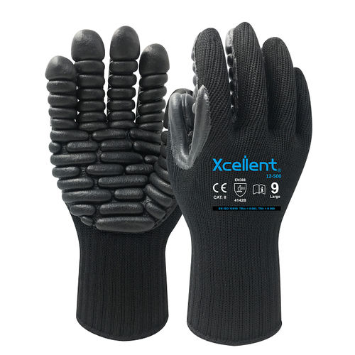 防震动防护手套 - 12-500 - Xcellent Safety GmbH - 工作 / 用于汽车工业 / 工业