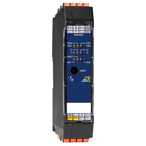 数字I/O模块 - BWU3843 - Bihl+Wiedemann GmbH - ASi / IO-Link / 电流