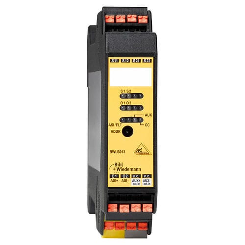 数字输入模块 - BWU3013 - Bihl+Wiedemann GmbH - ASi / 安全 / 电压