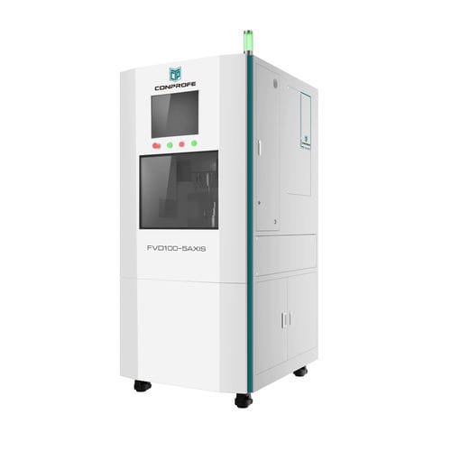 硬脆材料数控铣床 - FVD100-5AXIS - Conprofe - 5轴 / 立式 / 用于钛合金