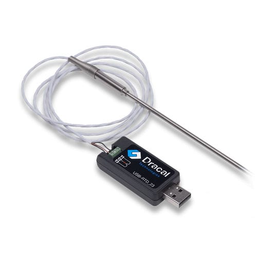 温度传感器电源适配器 - RTD_23 - Dracal Technologies Inc. - USB / DIN