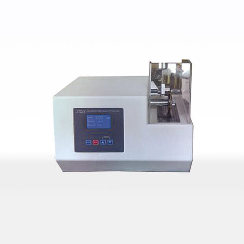 旋转刀切割机 - DTQ-5 - Laizhou Lailuote Test Instrument Co., Ltd. - 用于金属 / 精准 / 卧式