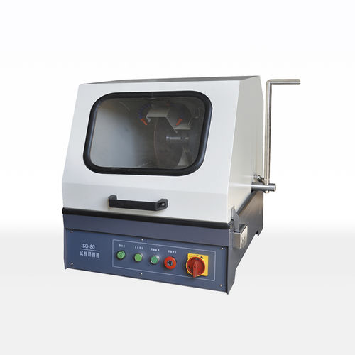 固定锯床 - SQ-80 - Laizhou Lailuote Test Instrument Co., Ltd. - 横截 / 用于金属 / 用于金相试样