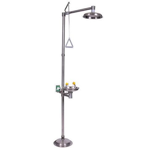 落地工业淋浴器 - YAPAR MAKİNA A.Ş - 用于危险环境 / 带眼部/面部喷淋器 / 自主