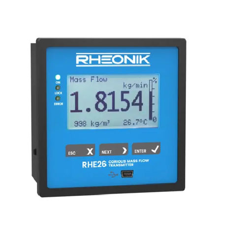 质量流量变送器 - RHE 26  - Rheonik Messtechnik GmbH - 体积 / 用于液体 / 气体