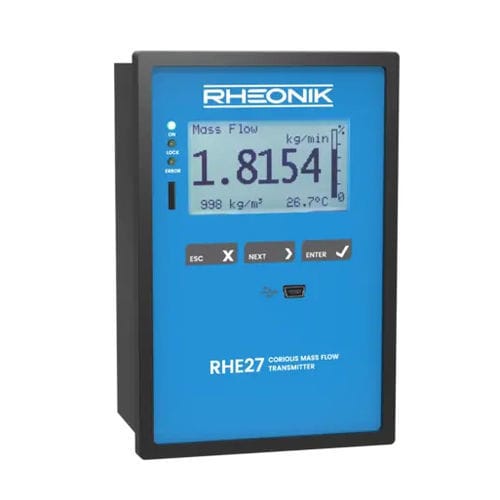 科里奥利流量变送器 - RHE 27 - Rheonik Messtechnik GmbH - 质量 / 用于液体 / 气体