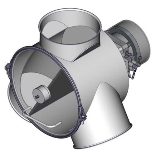 阀式气动分配器 - VDP-Hygienic-Dry series - HOSOKAWA SOLIDS, S.L. - 气动 / 电动 / 3 通型