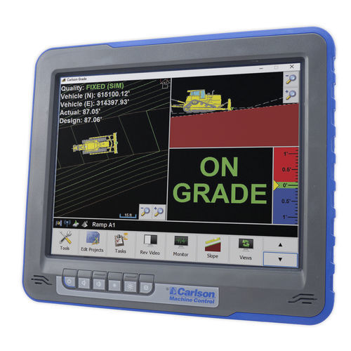 触摸屏控制终端 - GRADE - Carlson Software - 移动式 / GPS / 控制