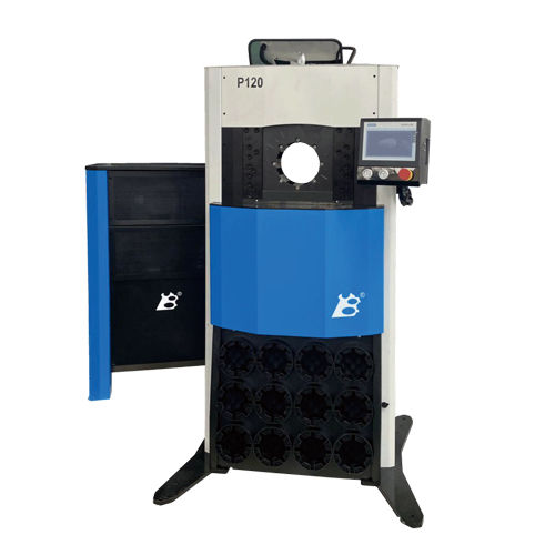 软管扣压机 - YB-P120 - Guangzhou YuBen Hydraulic Technology Co., Ltd. - 自动 / 脚踏式 / 大容量