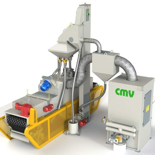 筛带输送机抛丸机 - CMV - 涡轮 / 用于金属 / 自动