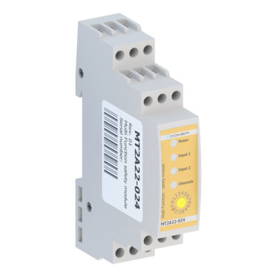 2NO安全监控继电器 - MT2A22-024 - Comepi srl - SIL / DIN导轨 / 延时