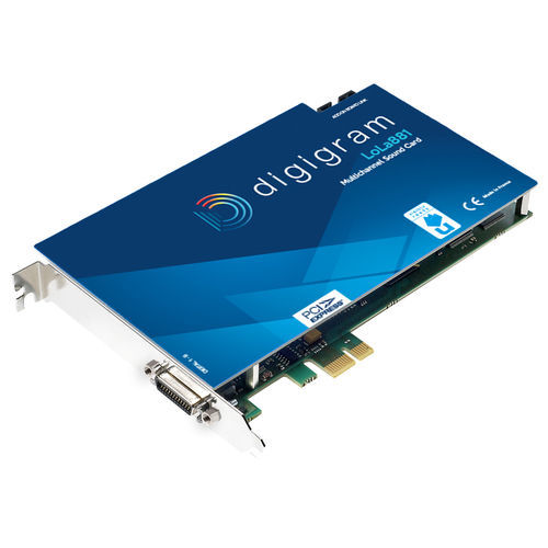 PCI Express声卡 - LOLA881 - DIGIGRAM - 超薄型 / 多通路 / 立体声