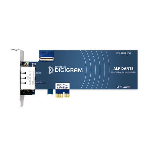 PCI Express声卡 - ALP-DANTE - DIGIGRAM - 超薄型