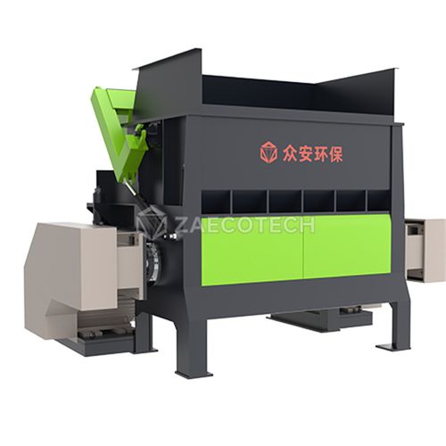 次级撕碎机 - E-type - ZhengZhou ZA ECOTECH Co.,Ltd - 单轴 / 用于生活垃圾 / 纸板箱