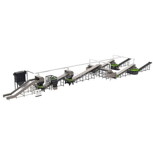MSW（生活垃圾）废弃物处理站 - RDF/SRF - ZhengZhou ZA ECOTECH Co.,Ltd - 用于易燃废弃物 / 自动化 / 带分离器
