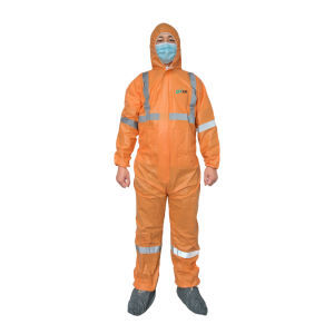 一次性连体服 - Hefei HaoXin Protective Technology Co., Ltd. - 工作 / 反光 / 微孔织物