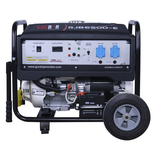 汽油机发电机组 - GJB6500-E - GUCBIR GENERATOR MANUFACTURING CO.LTD. - 单相 / 带轮 / 50 Hz