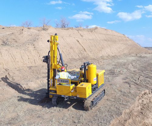 旋转钻机 - TAIYE-D50-DTH - Xuanhua Taiye Drilling Machinery Co.,LTD - 液压 / 用于建筑工地 / 光伏应用