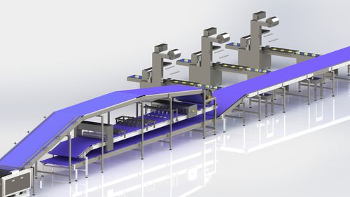 全自动蛋糕生产线 - HJ1200 - Guangdong Shunde Huaji Machinery Industrial Co., Ltd. - PLC控制 / 食品工业