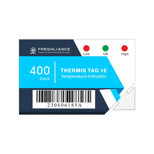 温度指示器 - Thermis Tag 1E - Zhengzhou Freshliance Electronics Corp.,Ltd - LED式 / 电池动力 / 不可逆