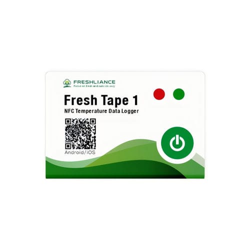 温度数据记录器 - Fresh Tape 1 - Zhengzhou Freshliance Electronics Corp.,Ltd - NFC / NTC / LED数显