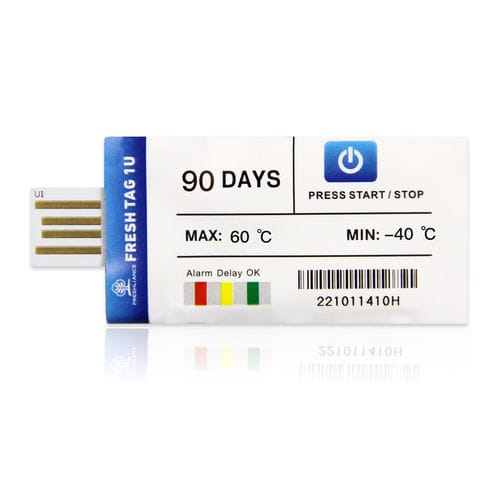 温度数据记录器 - Fresh Tag 1U - Zhengzhou Freshliance Electronics Corp.,Ltd - USB / NTC / LED数显