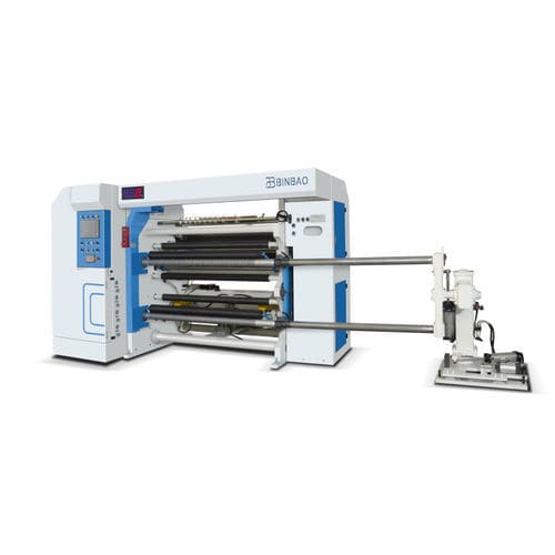 塑料膜纵切复卷机 - SLC-F - Wenzhou Binbao Machinery - 用于包装