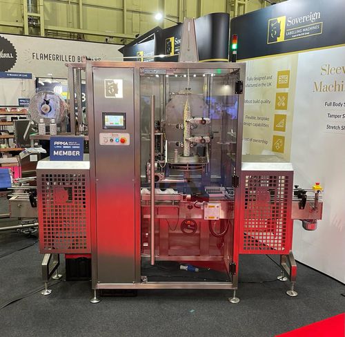 自动袖式封装机 - Sovereign Labelling Machines Limited - 用于瓶子捆扎 / 罐子 / 用于软管