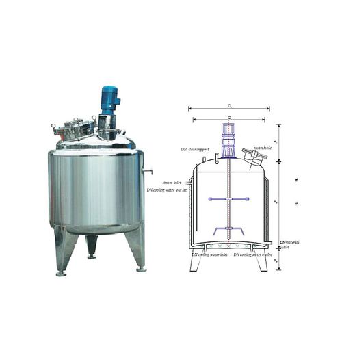 混合贮液罐 - Wenzhou Jinbang Light Ind Machinery Co., Ltd - 工业 / 绝缘 / 多功能