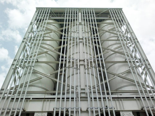 建筑生产车间 - TOWER DRYMIX - Varlik Makina Sanayi İç ve Dış Tic. A.Ş. - 立式运行