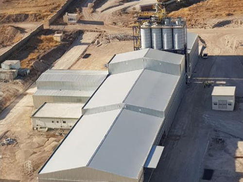 建筑生产车间 - DRYMIX - Varlik Makina Sanayi İç ve Dış Tic. A.Ş. - 立式运行
