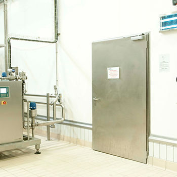 带铰链门 - FLY INOX - Moreschi Chiusure Industriali S.r.l. - 不锈钢 / 室内 / 工业
