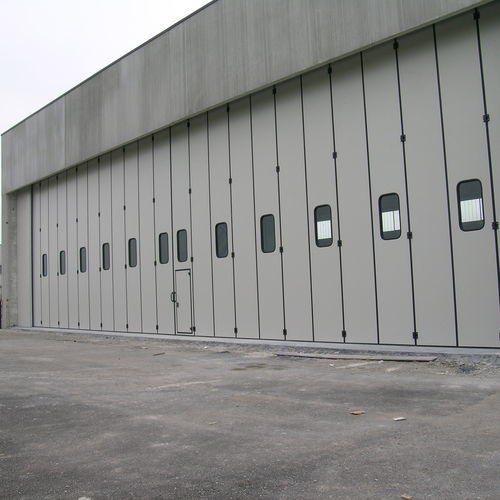 工业门 - Moreschi Chiusure Industriali S.r.l. - 折叠 / 电镀钢 / classe 4 级