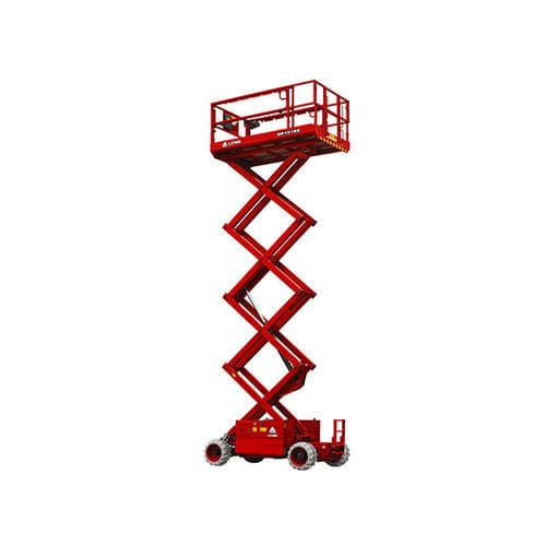移动式剪叉式升降机 - SR1018E - Lingong Group JinanHeavy Machinery Co., Ltd. - 液压 / 用于不平地形 / 室内
