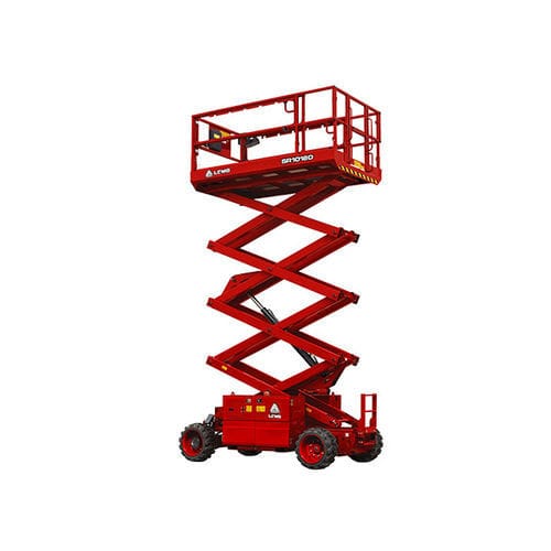 移动式剪叉式升降机 - SR1018D - Lingong Group JinanHeavy Machinery Co., Ltd. - 液压 / 柴油机 / 用于不平地形